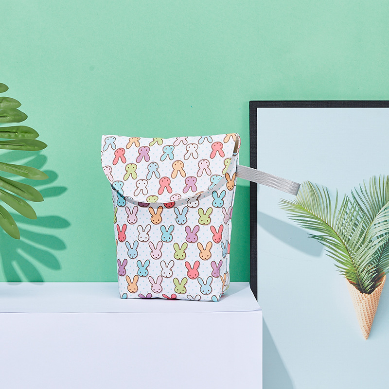 Wasserdichte Windeltasche mit Reißverschluss – Wetbag für Kinderwagen