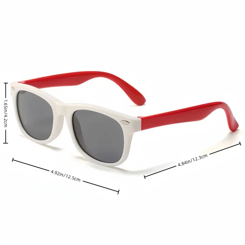 Kinder Flex Sonnenbrille mit Flexiblem und robustem Rahmen