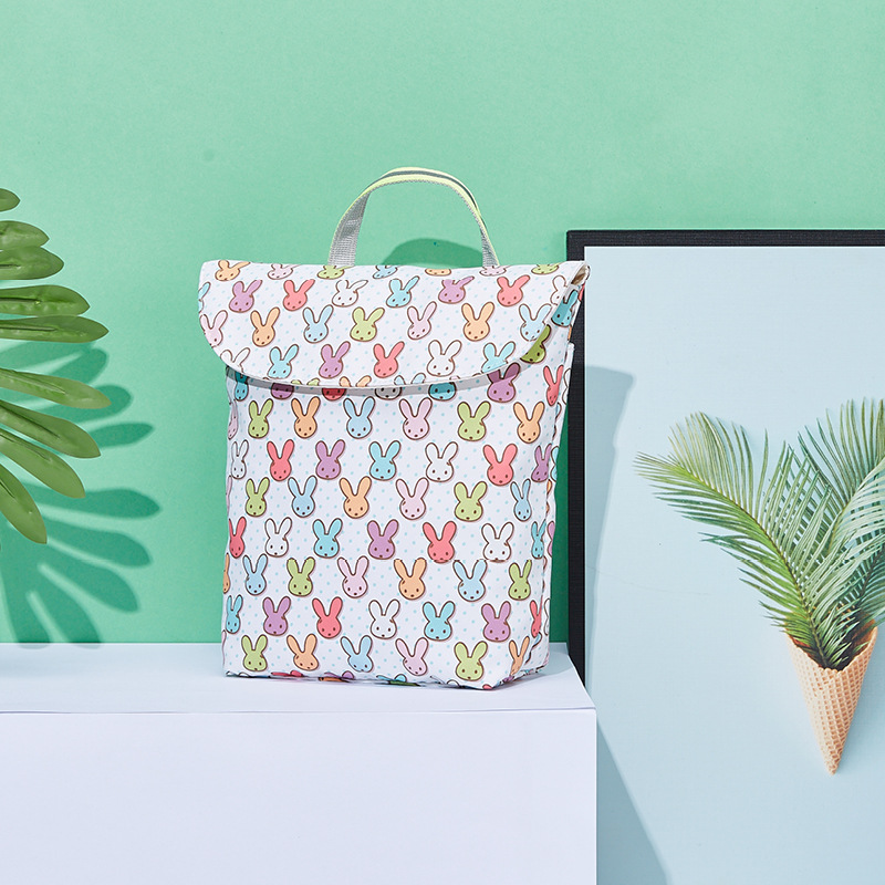 Wasserdichte Windeltasche mit Reißverschluss – Wetbag für Kinderwagen