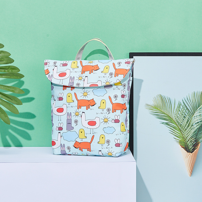 Wasserdichte Windeltasche mit Reißverschluss – Wetbag für Kinderwagen