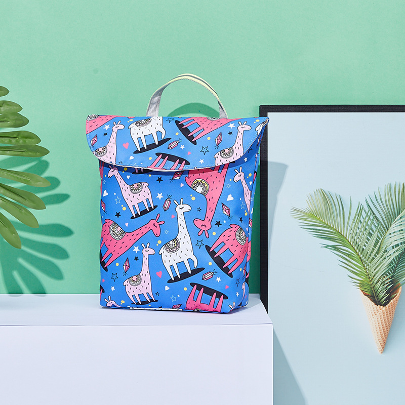 Wasserdichte Windeltasche mit Reißverschluss – Wetbag für Kinderwagen