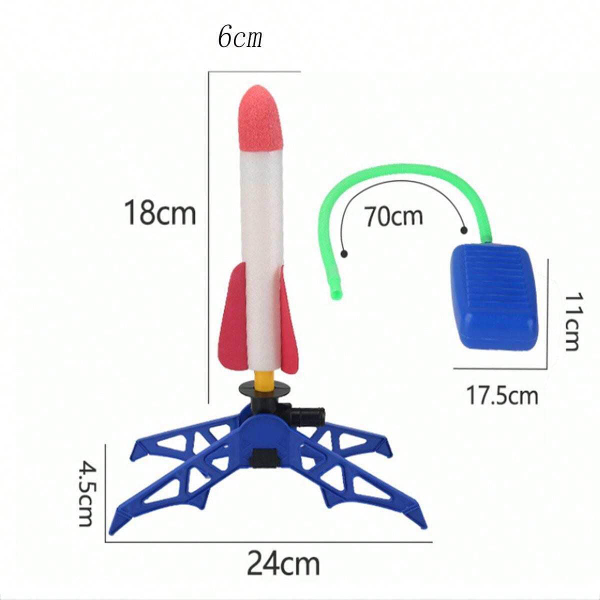 Kinder Schaumstoff Raketen Launcher (ohne Licht)