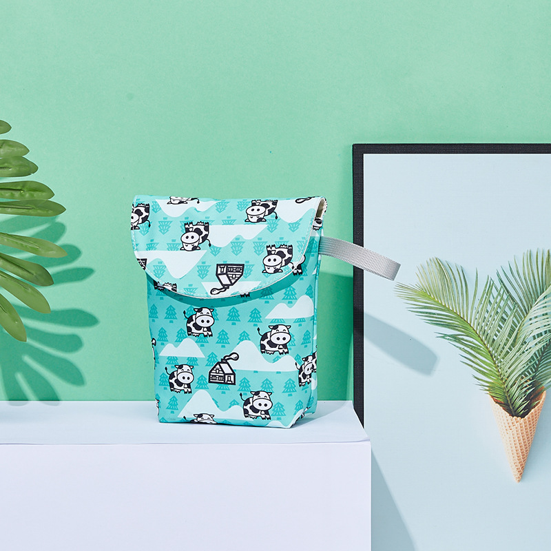 Wasserdichte Windeltasche mit Reißverschluss – Wetbag für Kinderwagen