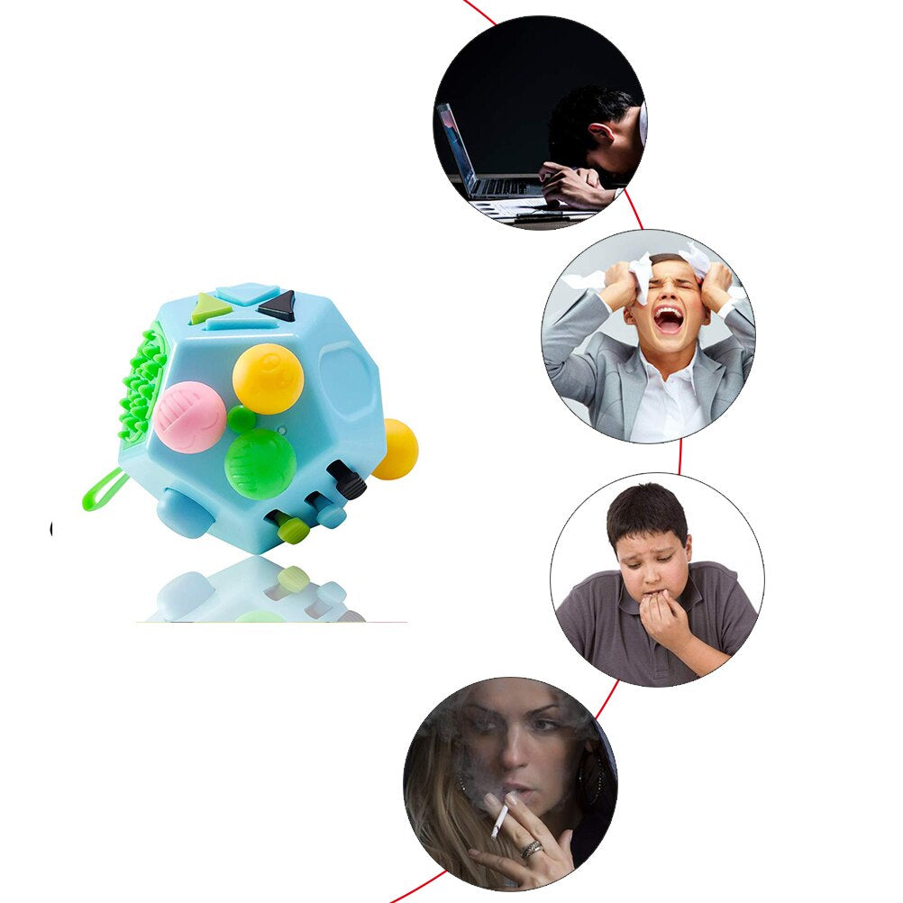 Anti-Stress Würfel – 12 Seiten für Entspannung & Spaß