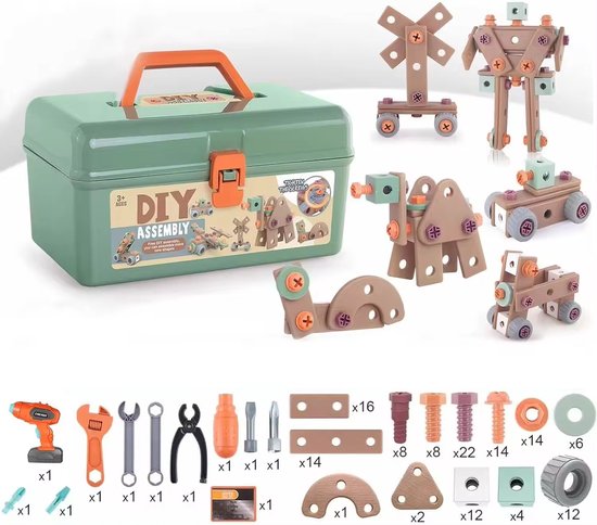 Baukasten Spielset für Kleine Handwerker