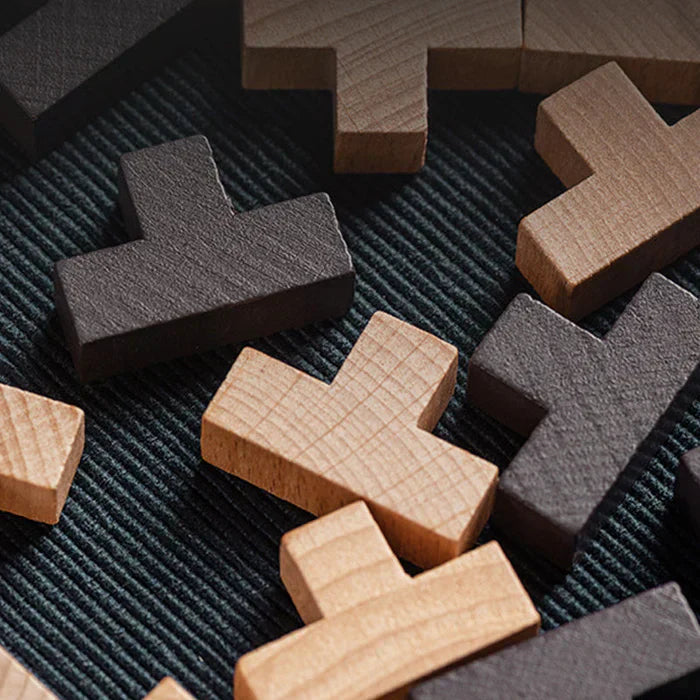 3D Holz-Puzzle - Denkspiel Meister