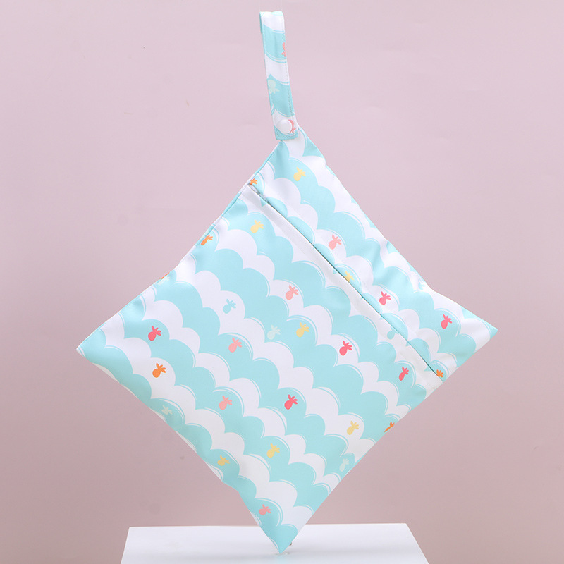 Wasserdichte Windeltasche mit Reißverschluss – Wetbag für Kinderwagen