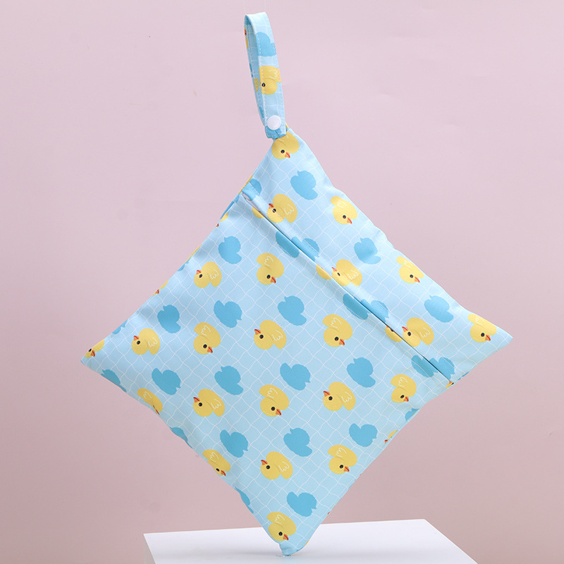 Wasserdichte Windeltasche mit Reißverschluss – Wetbag für Kinderwagen