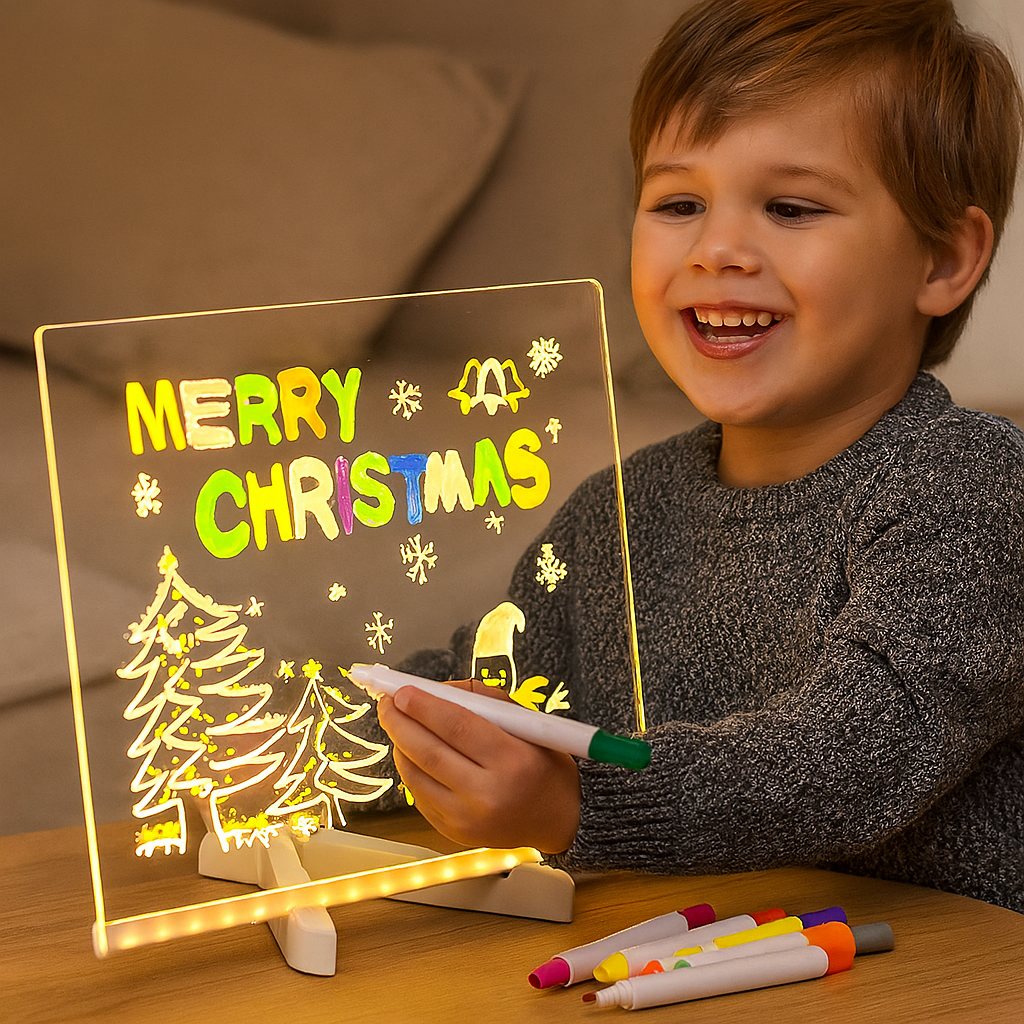 Leuchtendes LED Zeichenbrett für Kinder