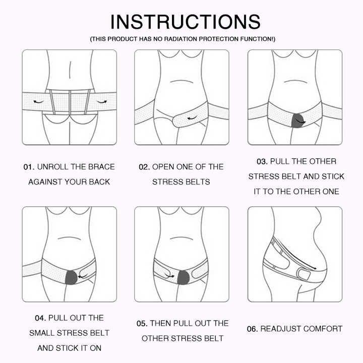 Bauchband Schwangerschaft – Verstellbarer Stützgürtel für Schwangere