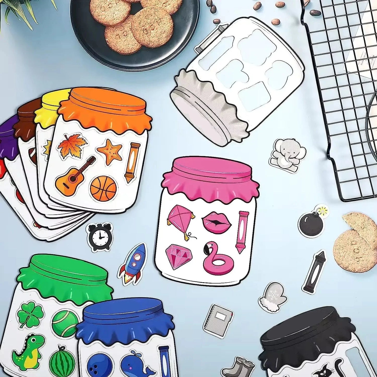 Farberkennung Magnetisches Sortierset