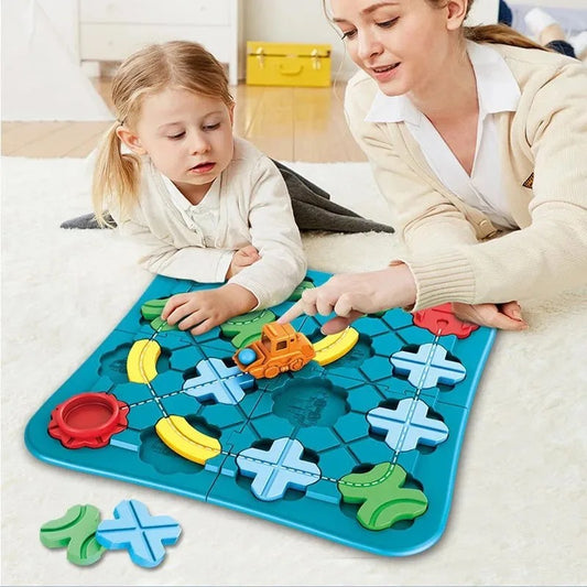 Montessori Straßen-Puzzle