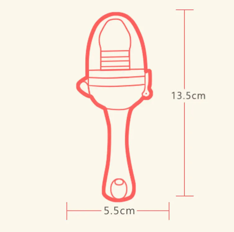 Baby Fruchtsauger und Feeder – Silikon Beißring und Fütterhilfe