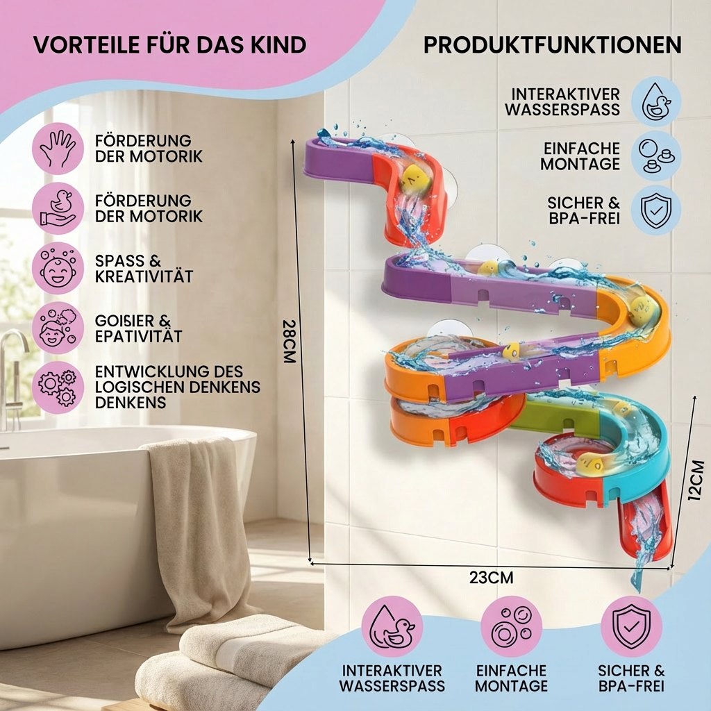 Entenrutsche Badespielzeug