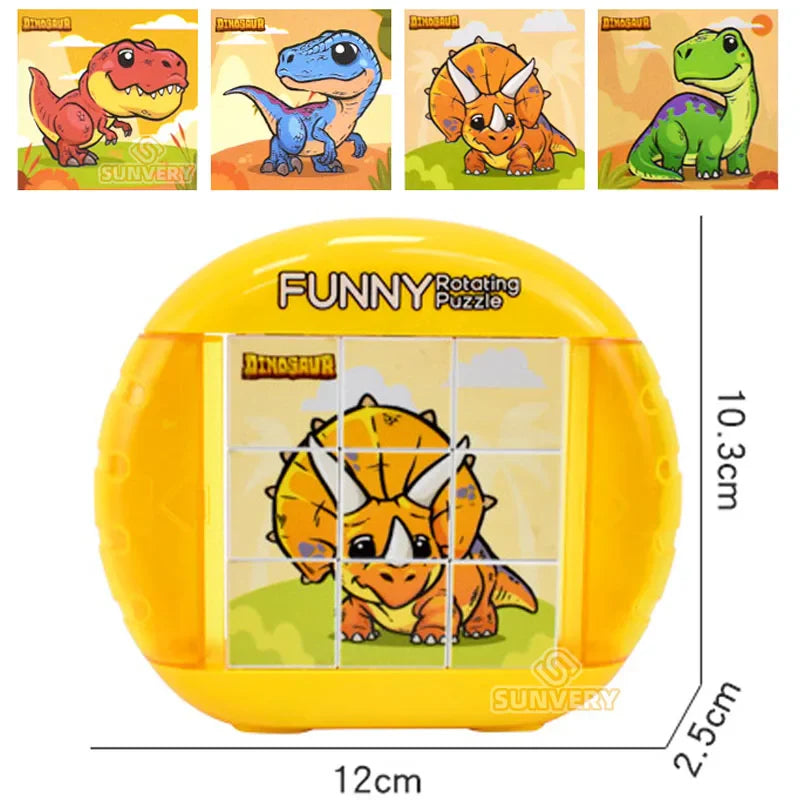 Endloser Puzzlespaß – Drehpuzzle für Kinder mit Tieren