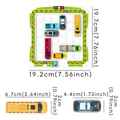 Logisches Denken - Auto Parkplatz Rätsel Spielzeug für Kinder