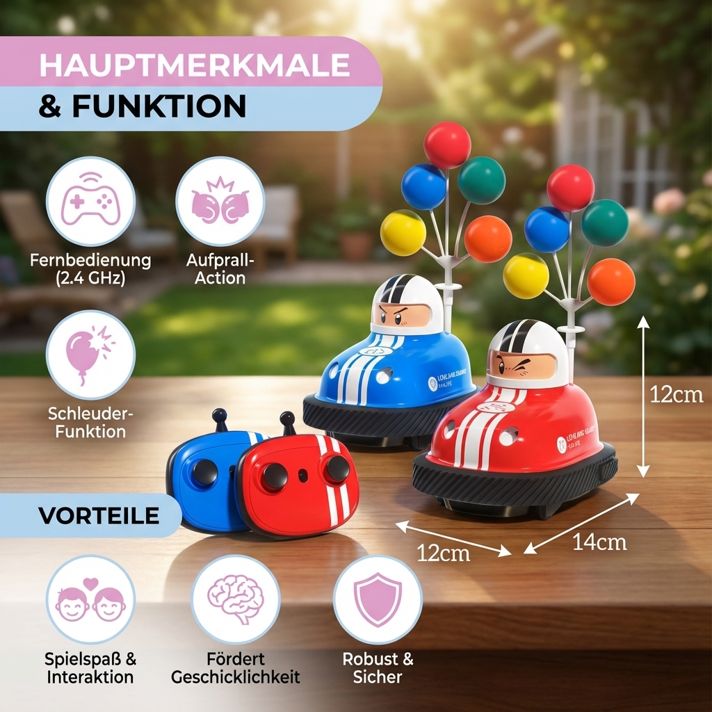 Autoscooter Spielautos mit Schleuder Funktion