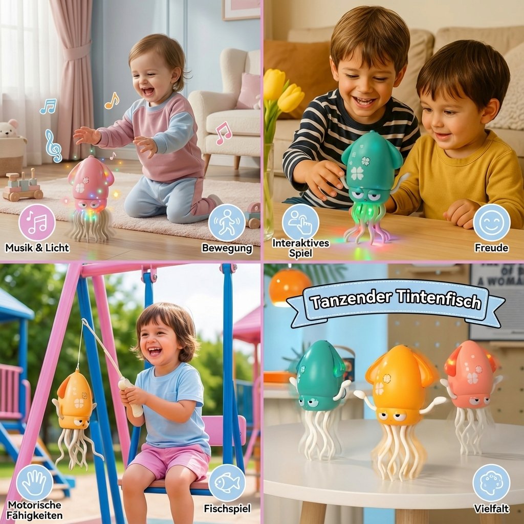 Tanzender Tintenfisch Kinder Spielzeug