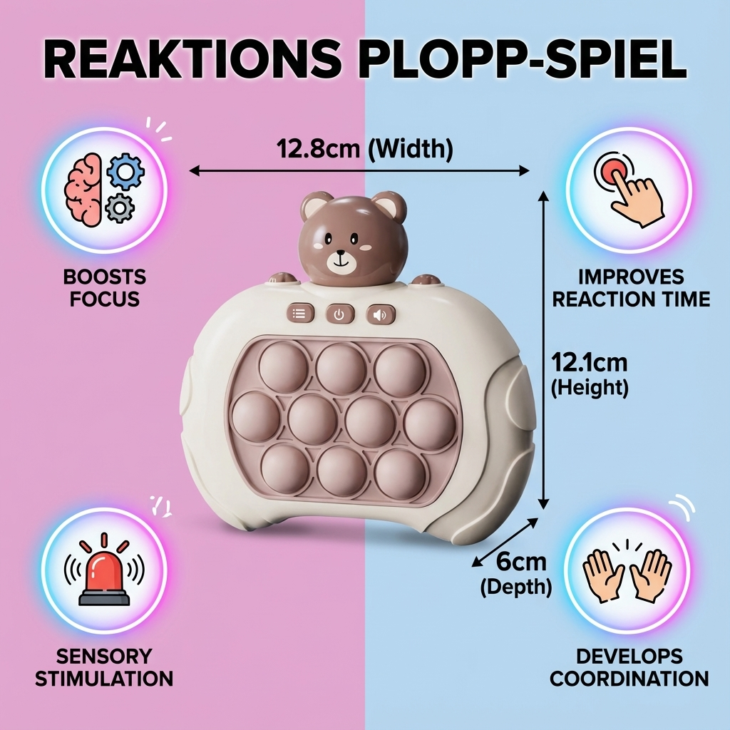 Reaktions Plopp-Spiel