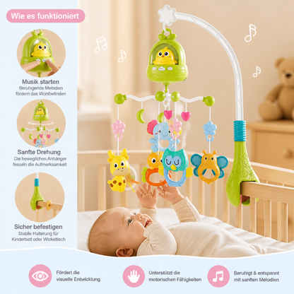 Mobile Spielzeug für Babybett & Wickeltisch