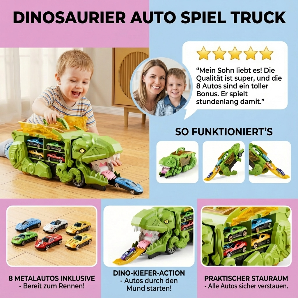 Dinosaurier Auto Spiel Truck