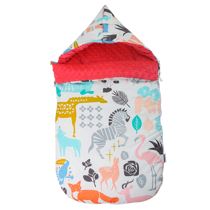 neugeborene schlafsack oder decke Baby Schlafsack mit Kapuze – Minky Decke für Neugeborene – Wolkenschaukel