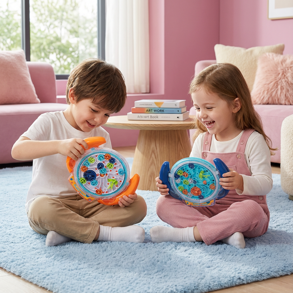 3D Kugel-Labyrinthrad – Geschicklichkeits- und Lernspiel