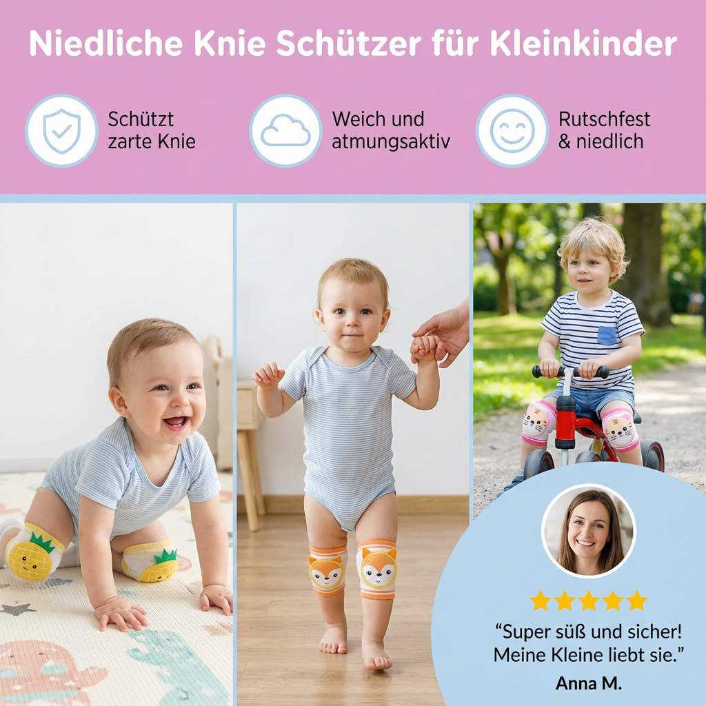 Niedliche Knie Schützer für Kleinkinder