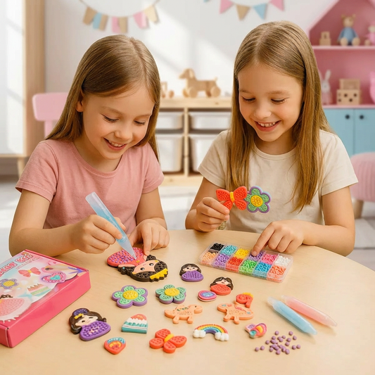 Zauberhafte Perlenmalerei – DIY Set für Kinder