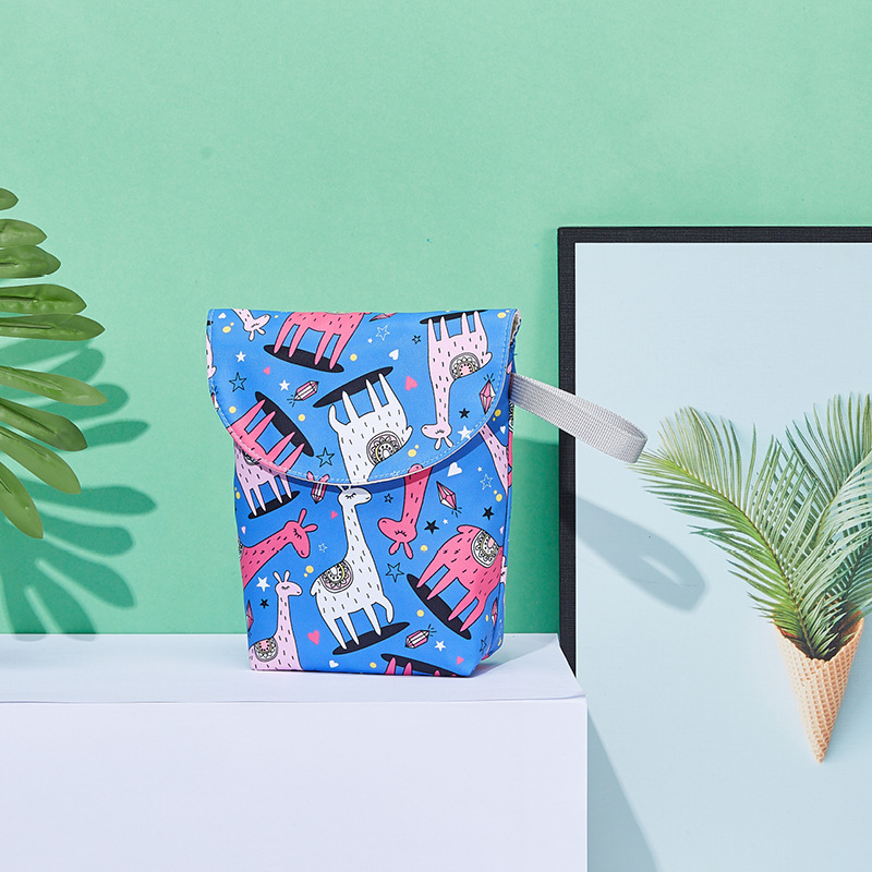 Wasserdichte Windeltasche mit Reißverschluss – Wetbag für Kinderwagen