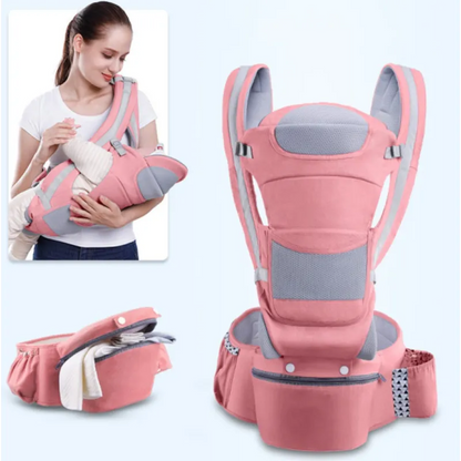 Komfortable Babytrage – Ergonomisches Tragetuch mit Verstaumöglichkeit