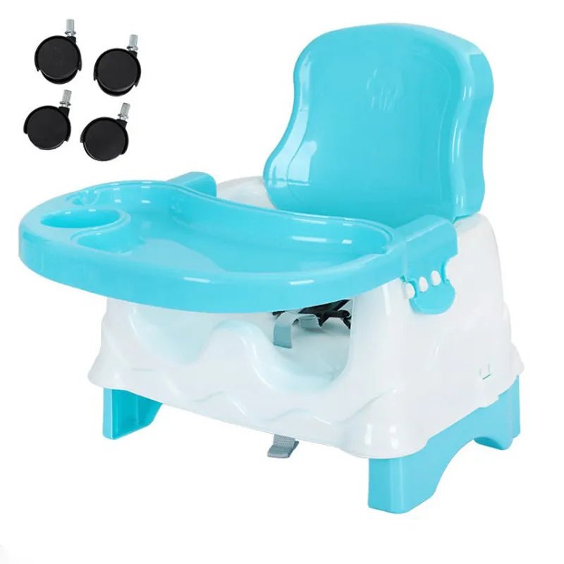 Multifunktionaler Baby-Hochstuhl mit Tisch & Sicherheitsgurt