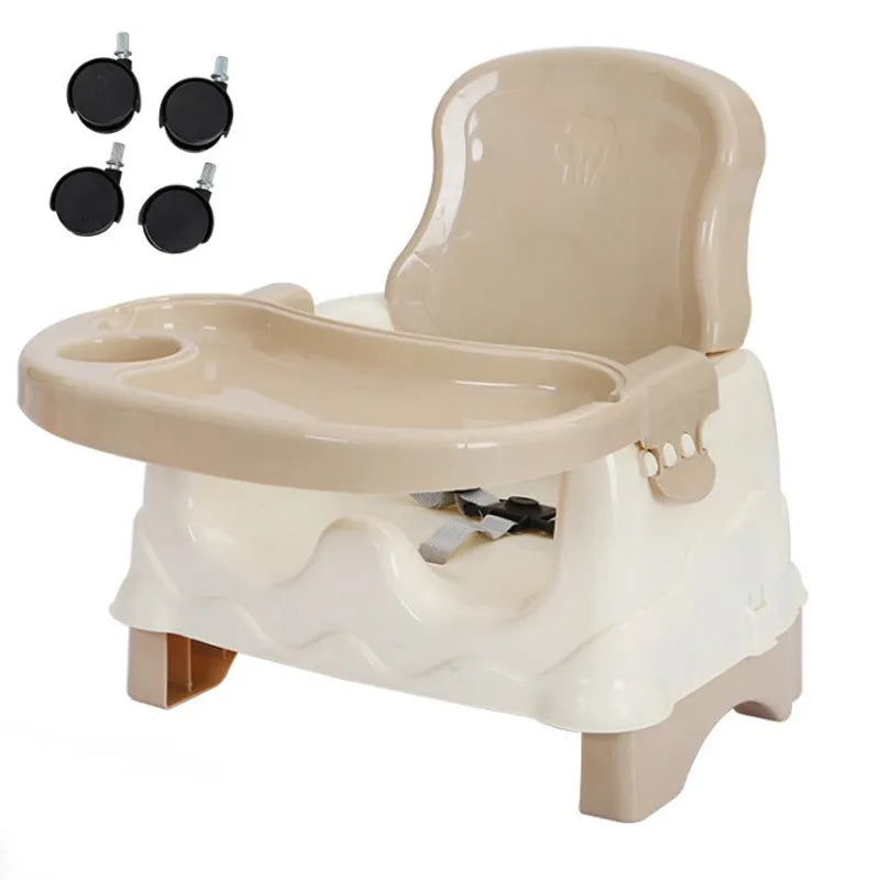 Multifunktionaler Baby-Hochstuhl mit Tisch & Sicherheitsgurt