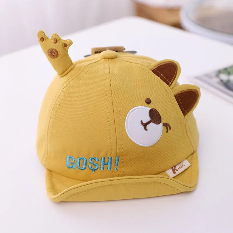 Baby Mütze mit Ohren – Niedliche Tier Baseballcap für Kleinkinder