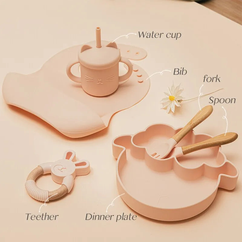 Babygeschirr Silikon-Set