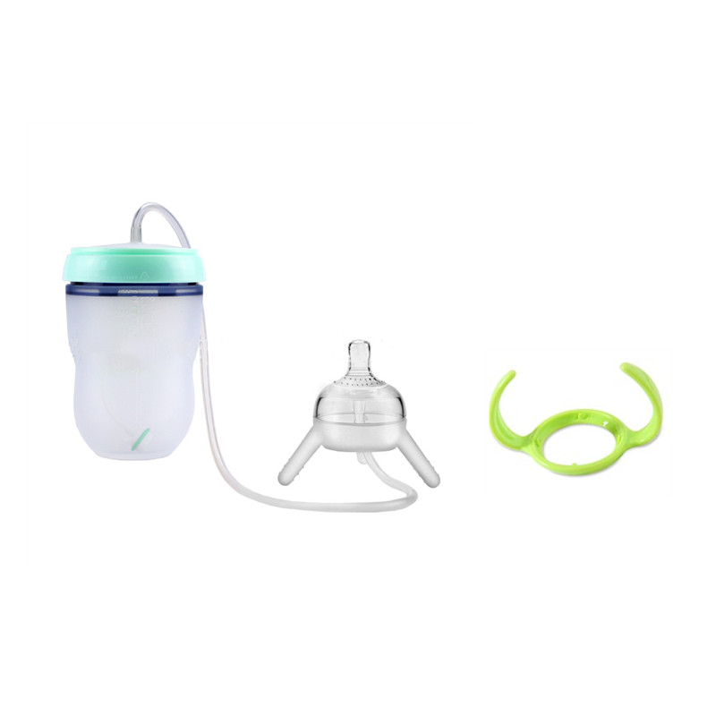 Silicone Baby-Flaschentrainer – Lernflasche für Babys
