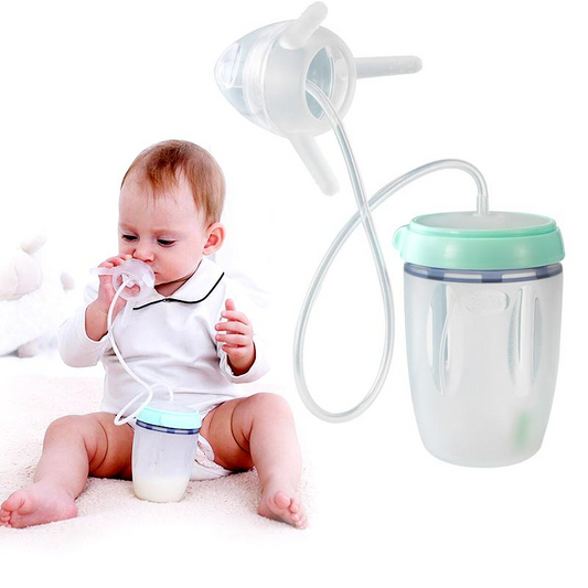 Silicone Baby-Flaschentrainer – Lernflasche für Babys