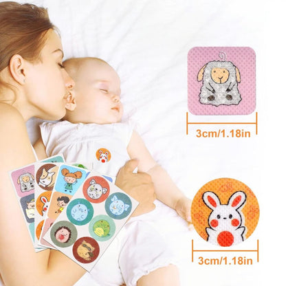 Natürliche Aufkleber zum Schutz vor Mücken für Kinder und Babies (100 Stück)