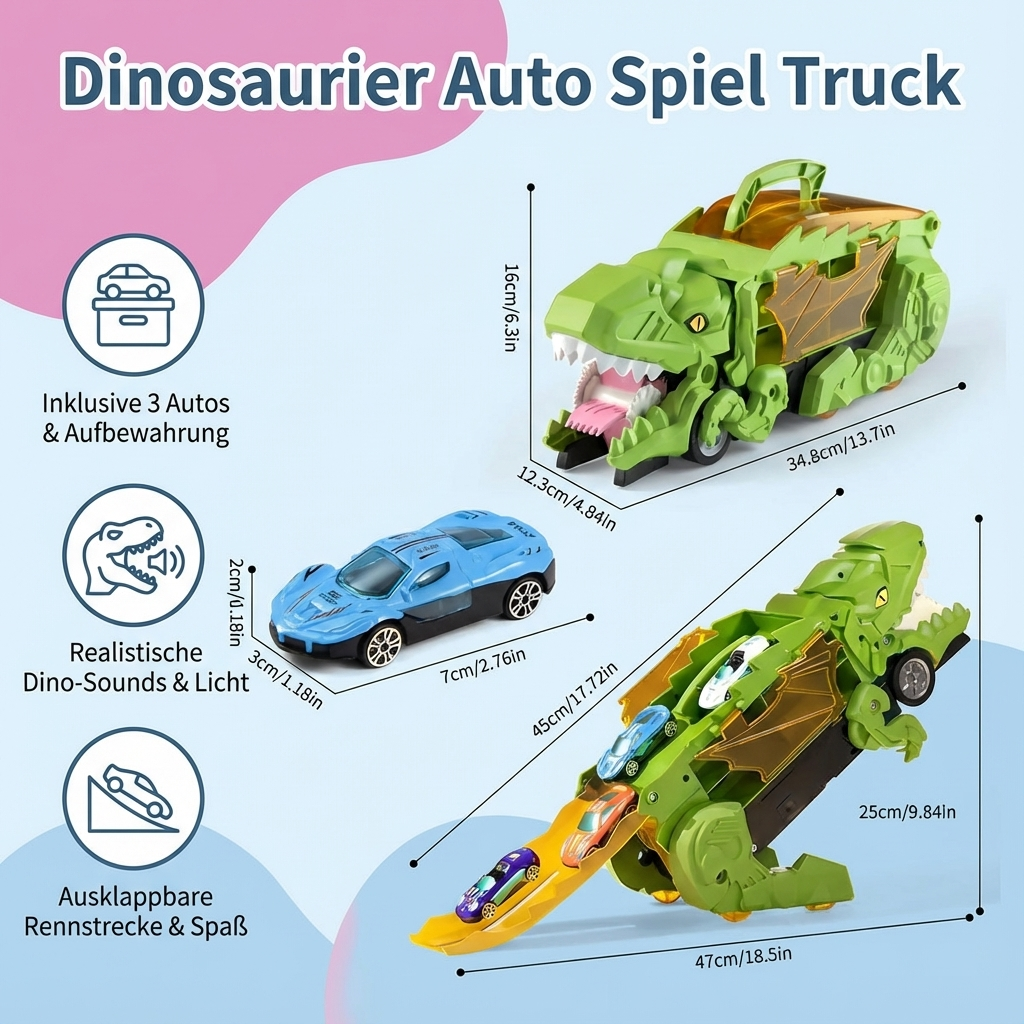 Dinosaurier Auto Spiel Truck
