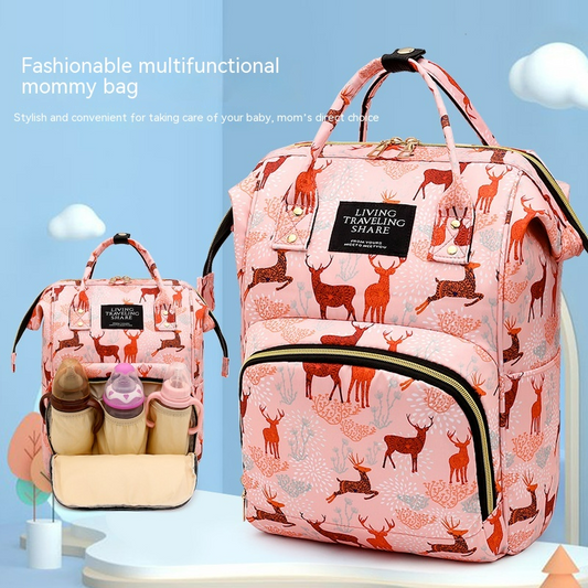 Wickelrucksack Großer Baby Rucksack für Unterwegs