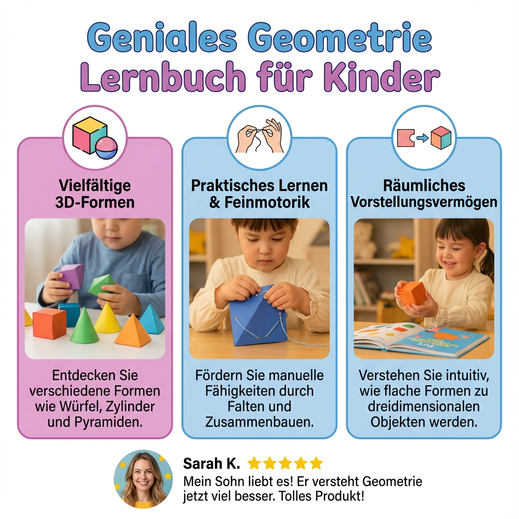 Geniales Geometrie Lernbuch für Kinder