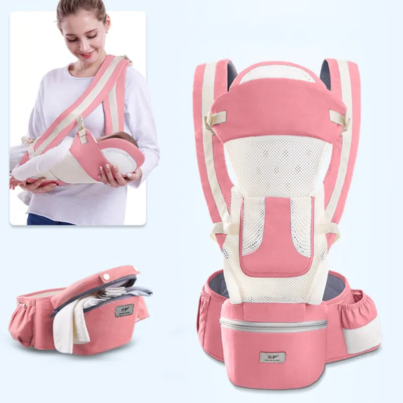 Komfortable Babytrage – Ergonomisches Tragetuch mit Verstaumöglichkeit