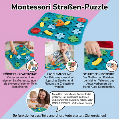 Montessori Straßen-Puzzle