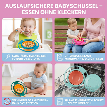 Auslaufsichere Babyschüssel – Essen ohne Kleckern