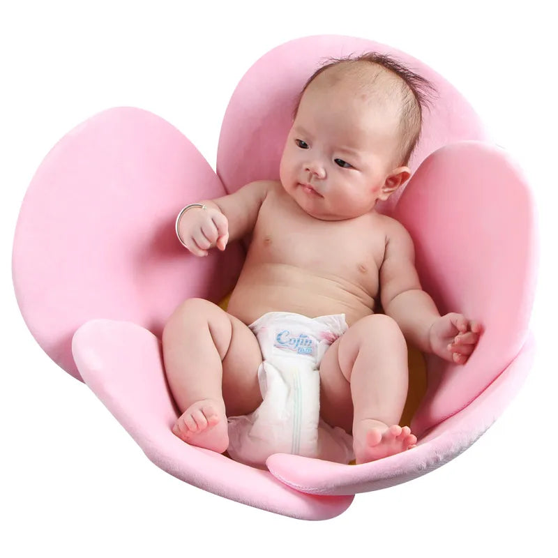 Blumenförmiges Baby Bade­kissen für Spüle & Waschbecken