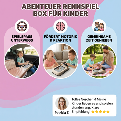 Abenteuer Rennspiel Box für Kinder