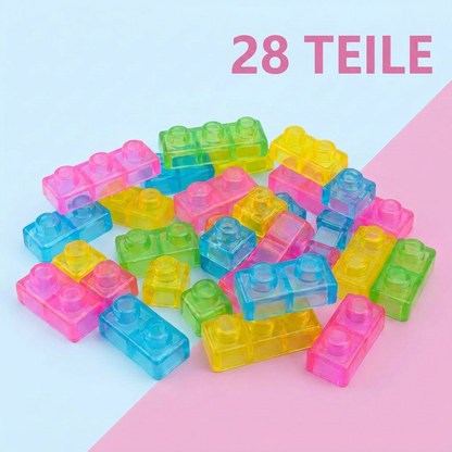 Zauberhafte Gummiblockchen, weiche Bausteine für Kinder