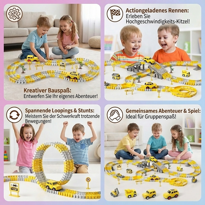 Abenteuer Rennstrecke mit Spur Autos