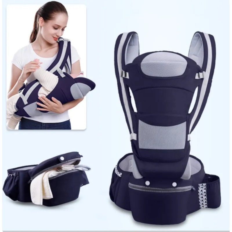 Komfortable Babytrage – Ergonomisches Tragetuch mit Verstaumöglichkeit