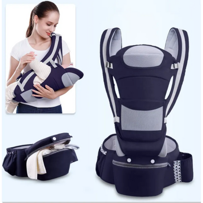 Komfortable Babytrage – Ergonomisches Tragetuch mit Verstaumöglichkeit